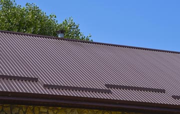 typical Hanchett Village corrugated roof uses