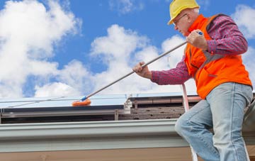 Hanchett Village soft wash roof cleaning